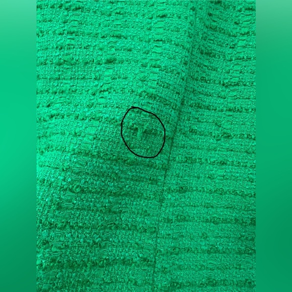 Zara textured double breasted green blazer(Size S) - Picture 15 of 17